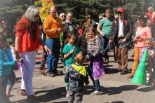 Children share there ideas for a greener future. April 26-2015 yyc